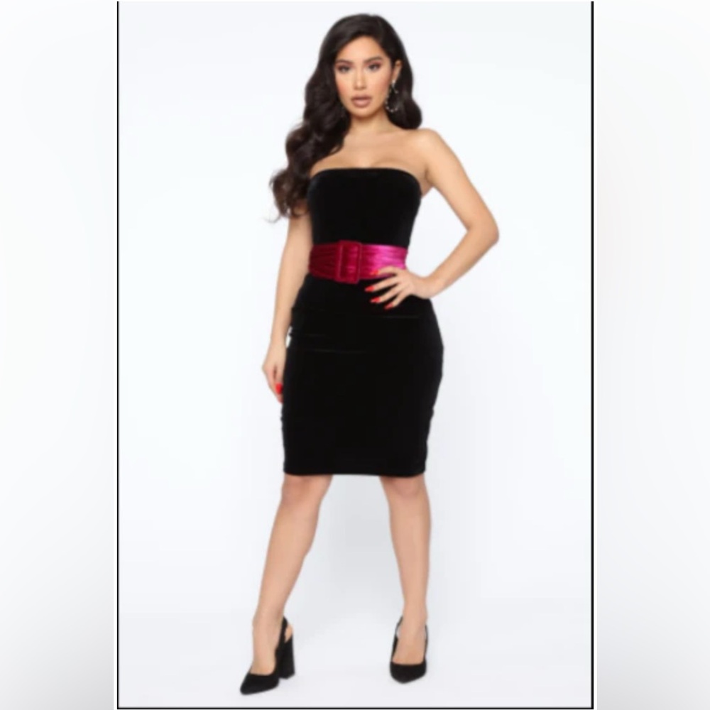 Fashion Nova Velvet Dress
